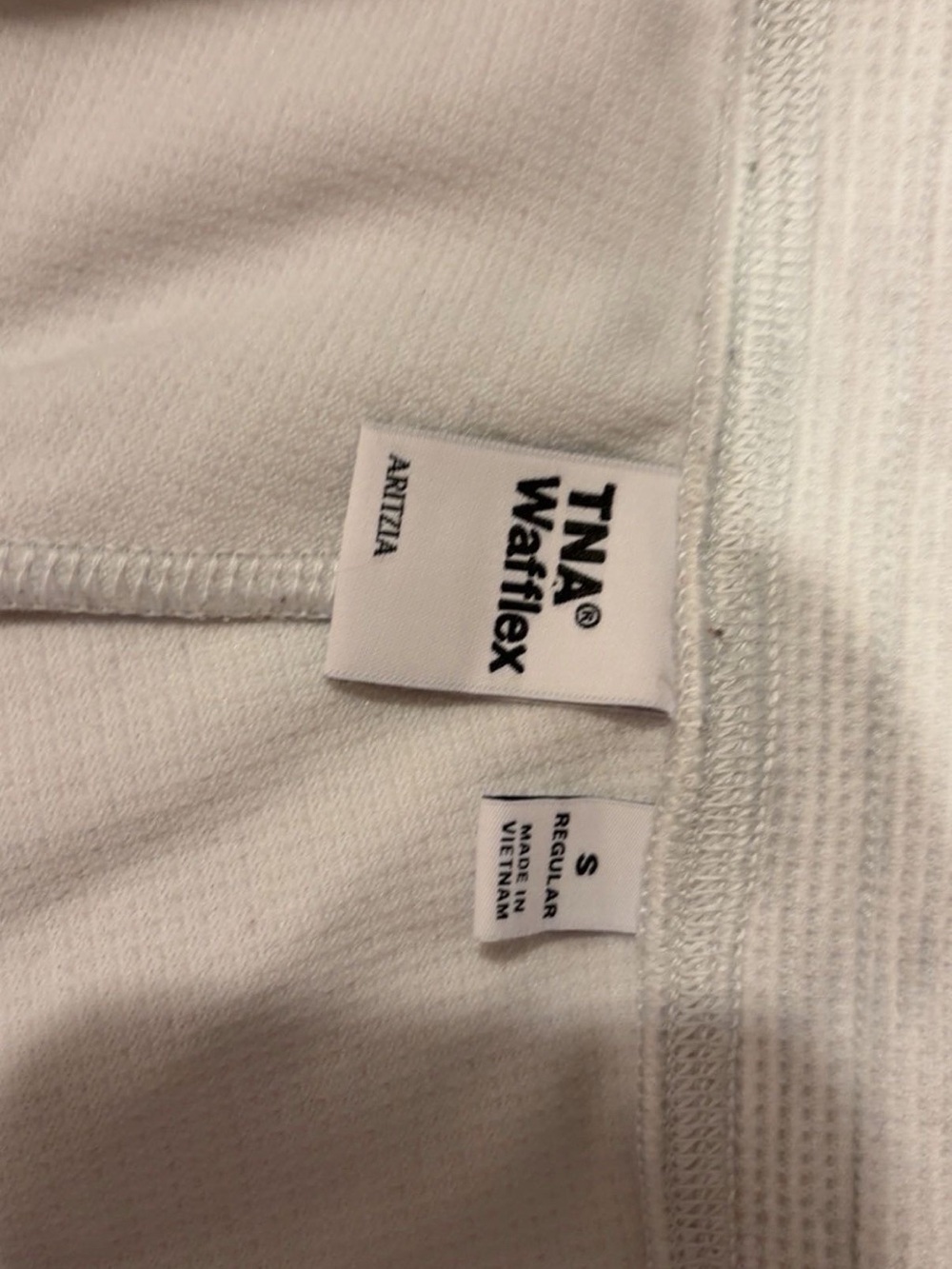 TNA Wafflex White pants